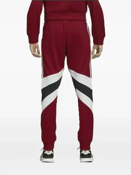 Pruhované krajkové pruhované tričko Adidas s vázáním šedé