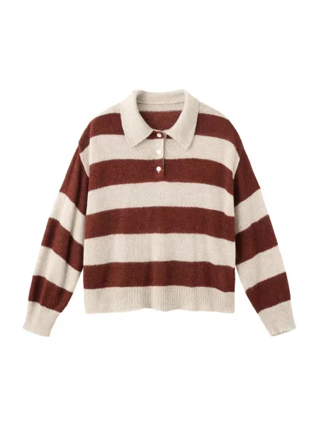 MANGO Pulover BROOKLIN maro închis / taupe gri