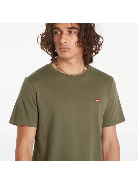 Тениска Levi's мъжка с принт зелено