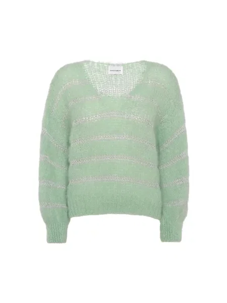 Sweter American Dreams wełniany zielony