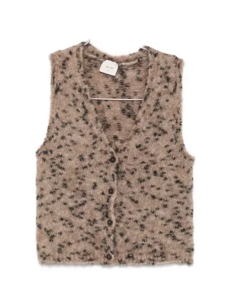 Vestă Alysi cu model leopard