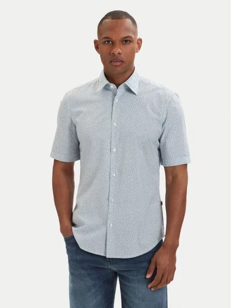 BOSS Cămașă Rash deschis albastru