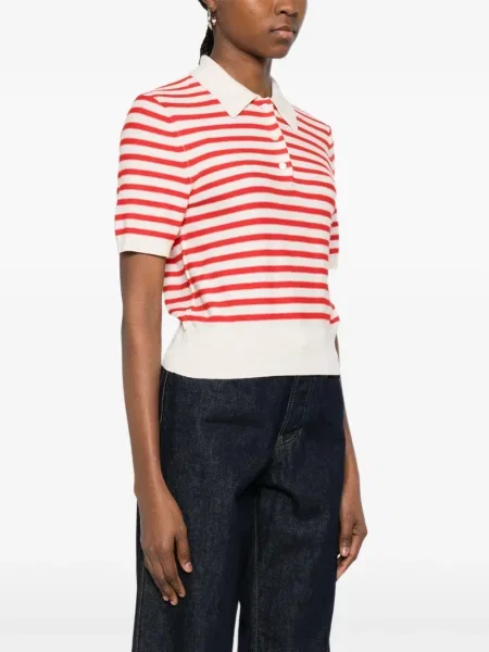 Pulover A.p.c. cu dungi roșu