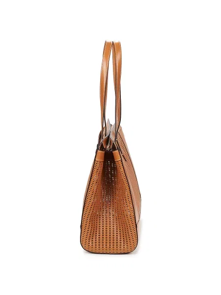 Shopper kabelka Lancel hnedá