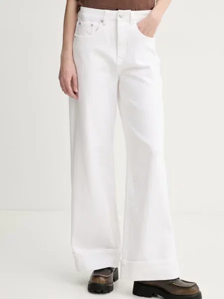 Gestuz jeansy straight GZlivia białe