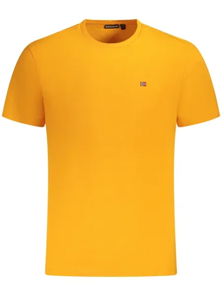 Tricou Napapijri scurt portocaliu
