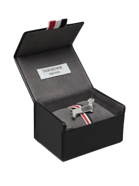 Cravată Thom Browne argintiu
