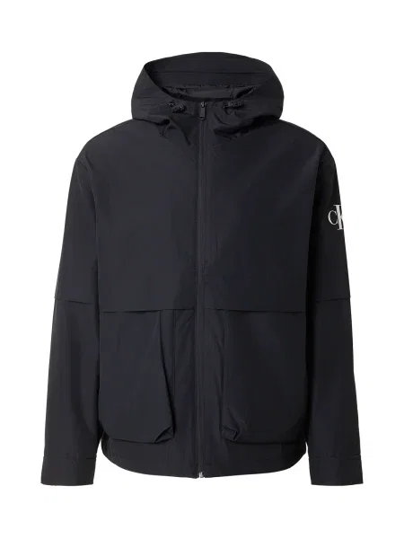 Calvin Klein Jeans Prehodna jakna FLANGE črna bela