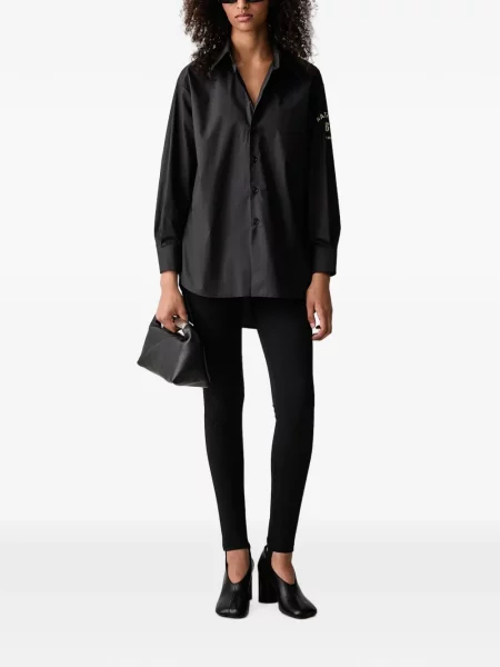 Cămașă Mm6 Maison Margiela cu imagine negru