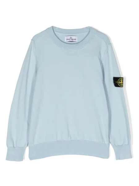 Sweter dziecięcy Stone Island niebieski