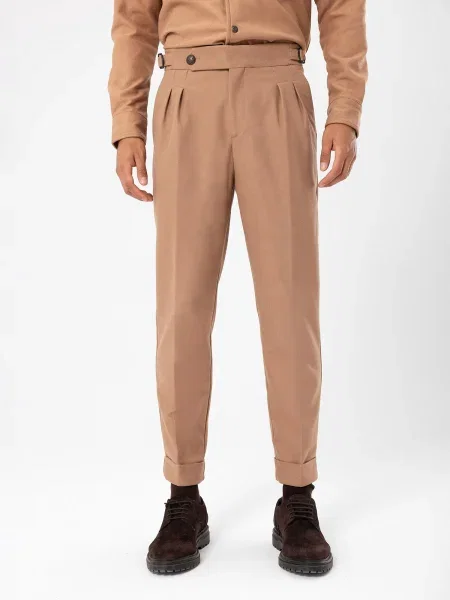 Antioch Pantaloni cămilă maro