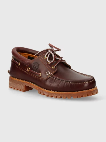 Šněrovací klasické polobotky Timberland vínové