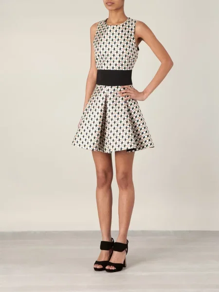 Rochie Fausto Puglisi cu imagine de costum negru