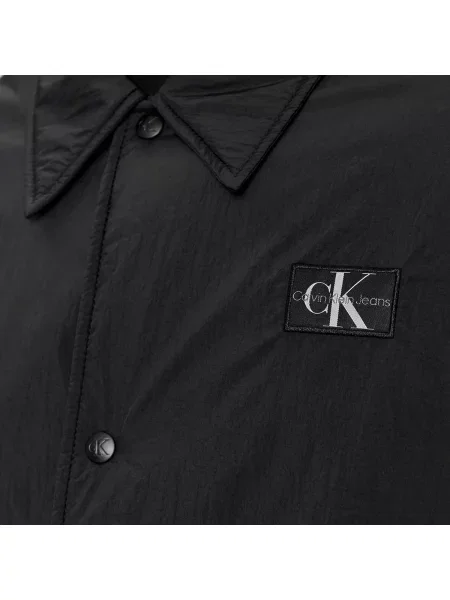 Reversibil geacă de blugi Calvin Klein Jeans negru