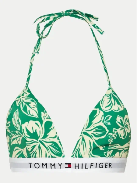 Tommy Hilfiger Горнище на бански зелен