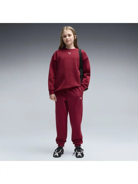 PUMA Młodzieżówy dres oversize Loungewear Odzież czerwony