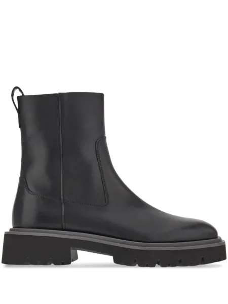 Cizme scurte Ferragamo din piele negru