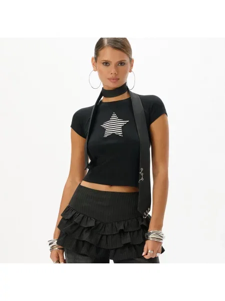 Футболка Cropp черная