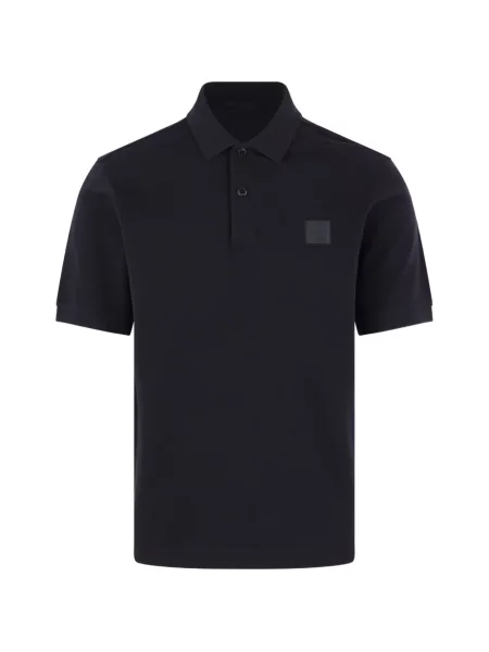 Polo Stone Island cu strasuri albastru