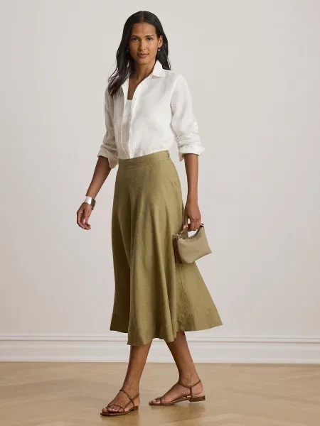 Lauren Ralph Lauren Sukňa kaki