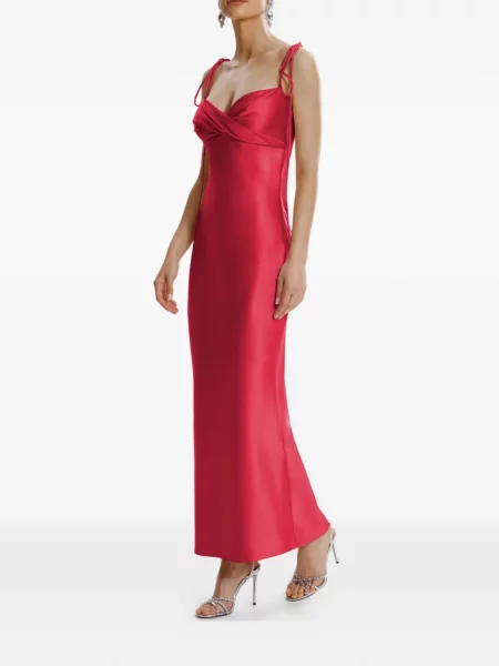 Rochie maxi Framboise fără mâneci de costum roșu