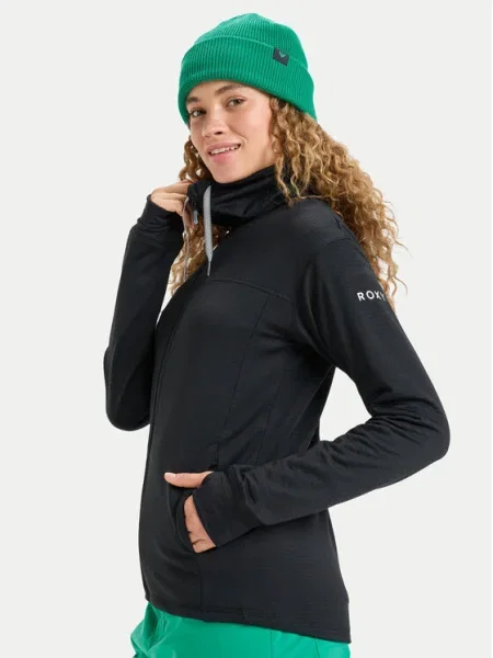 Roxy Bluză tehnică Vertere Full Zip negru