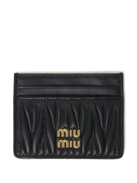 Portofel Miu Miu din piele negru