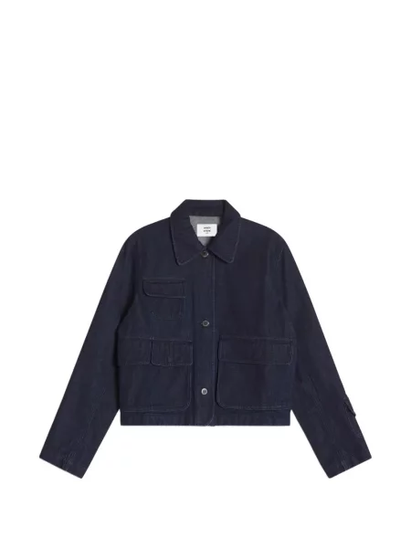 Geacă de blugi Maison Kitsune albastru