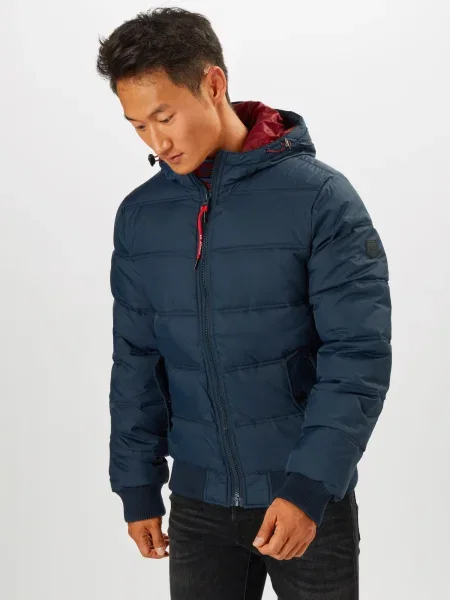 INDICODE JEANS Geacă de iarnă Adrian bleumarin