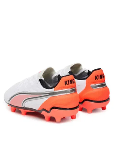 Čevlji za nagomet Puma King Match Fg/Ag Jr 01 bela