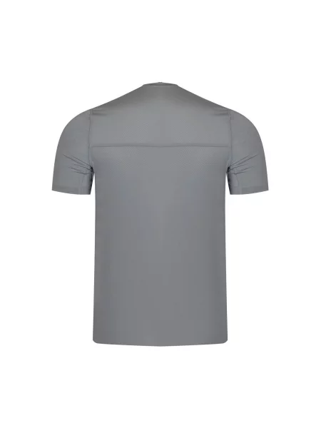Grafički majica Reebok Sport kratki rukavi siva