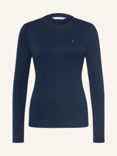 Tommy Hilfiger Tričko S Dlouhým Rukávem tmavě modrá