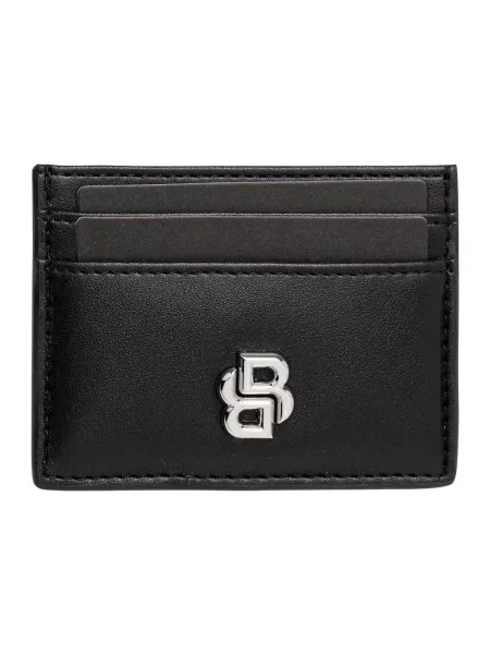 BOSS etui na karty + brelok czarny