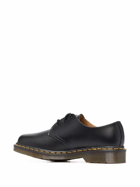 Šněrovací krajkové polobotky Dr. Martens černé