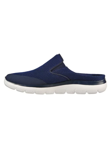 Klapki Skechers niebieskie