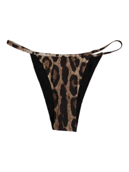 Stringi Dolce And Gabbana w panterkę brązowe