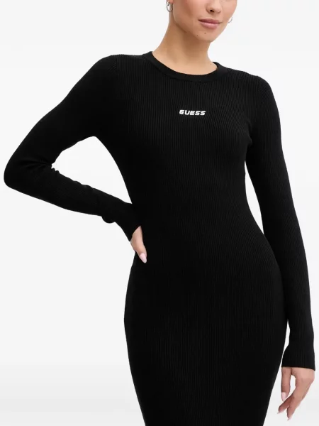 Sukienka maxi Guess czarna