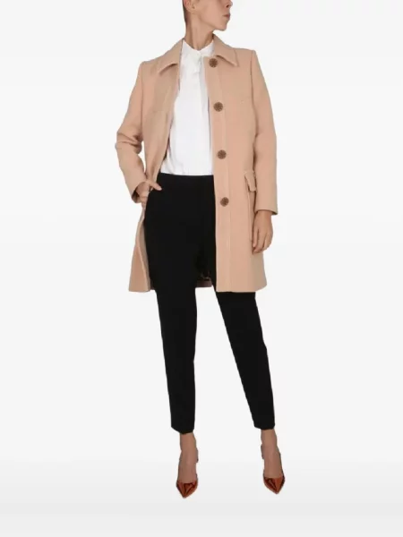 Płaszcz Boutique Moschino jednorzędowy