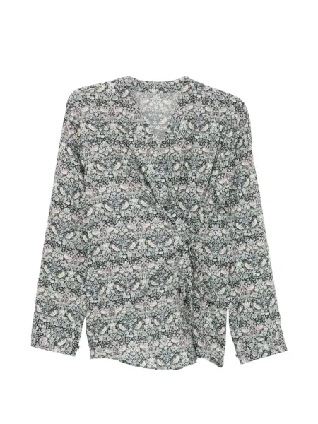 Bluză Jnby cu model floral cu imagine albastru