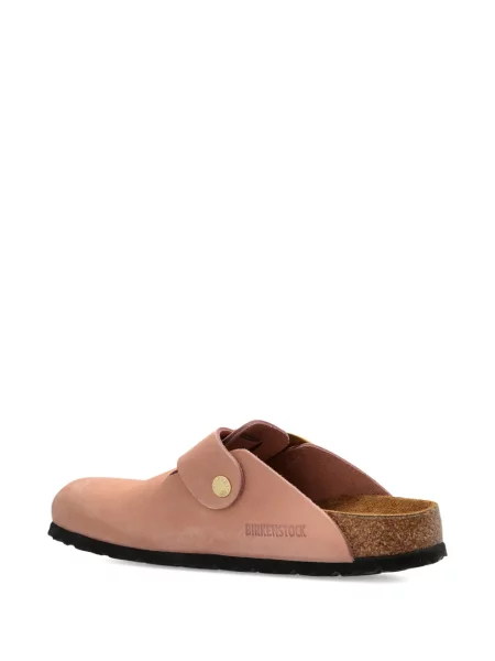 Saboți Birkenstock cu cataramă roz