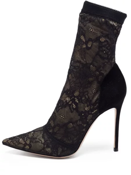 Cizme scurte Gianvito Rossi din piele negru