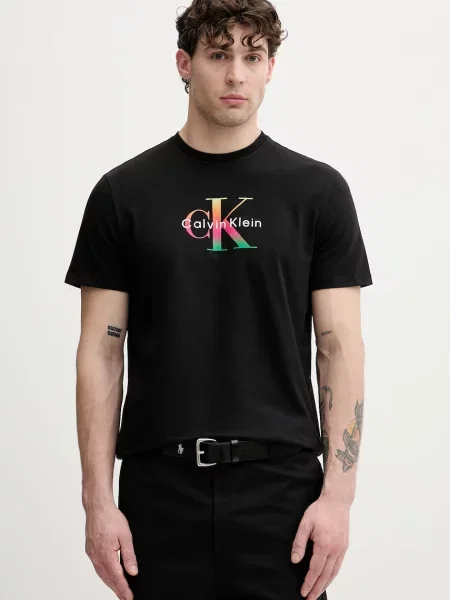 Calvin Klein Jeans Tricou PRIDE negru
