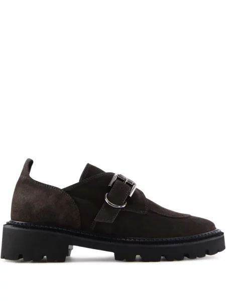 Loafersy Notabene na sprzączkę brązowe