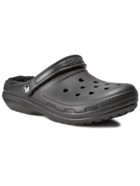 Crocs Natikače Classic Lined Clog crna