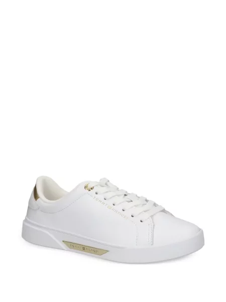 Sneakerși Tommy Hilfiger din piele alb