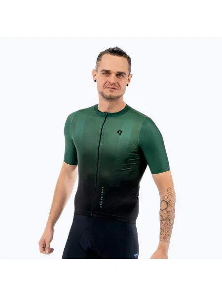 Tricou de ciclism Quest Black Forest pentru bărbați negru