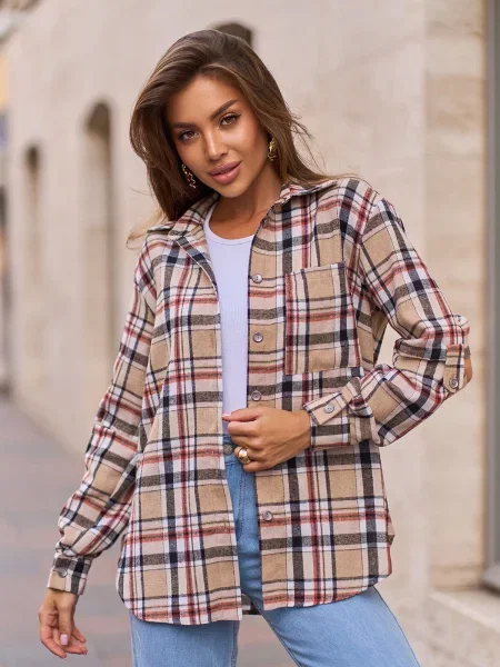 Сорочка ISSA Plus бежевий