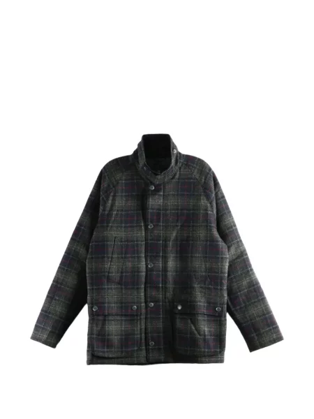 Geacă Barbour de lână albastru
