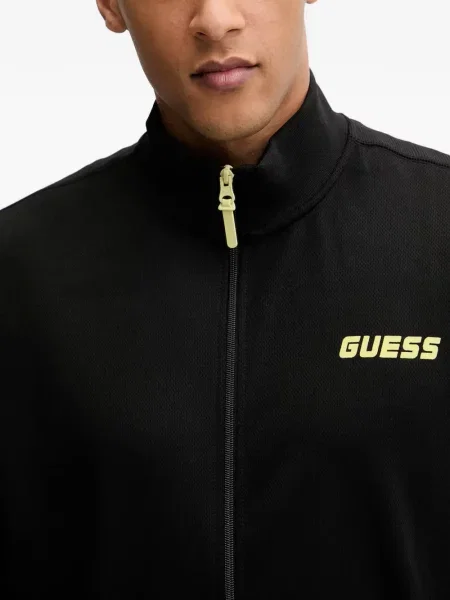 Pulover Guess cu imagine negru