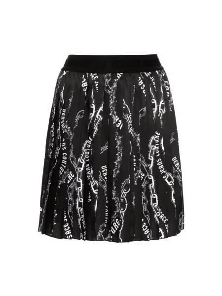 Spódnica jeansowa Versace Jeans Couture elegancka czarna